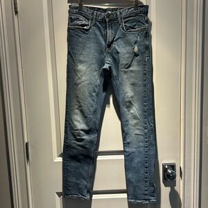 Old Navy Vintage Slim Taper Ripped Jeans